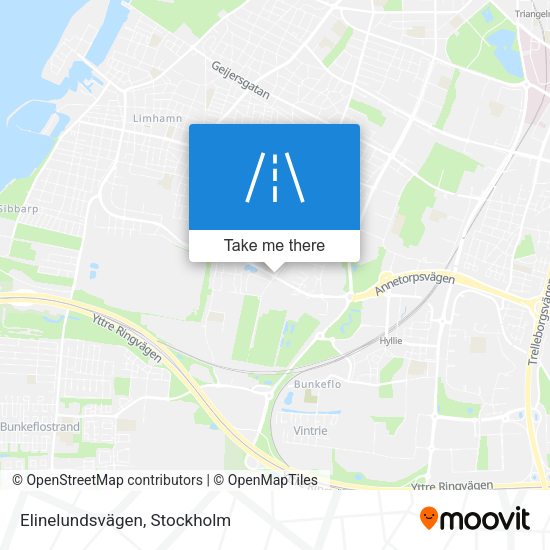 Elinelundsvägen map