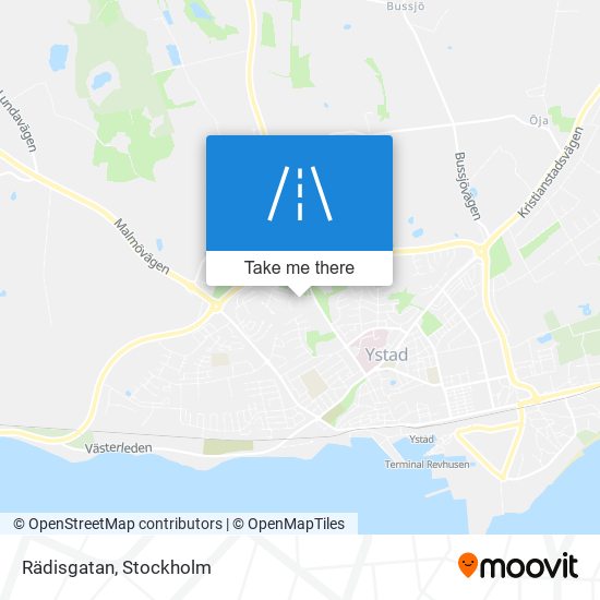 Rädisgatan map