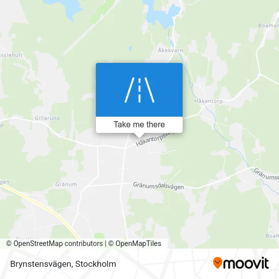 Brynstensvägen map
