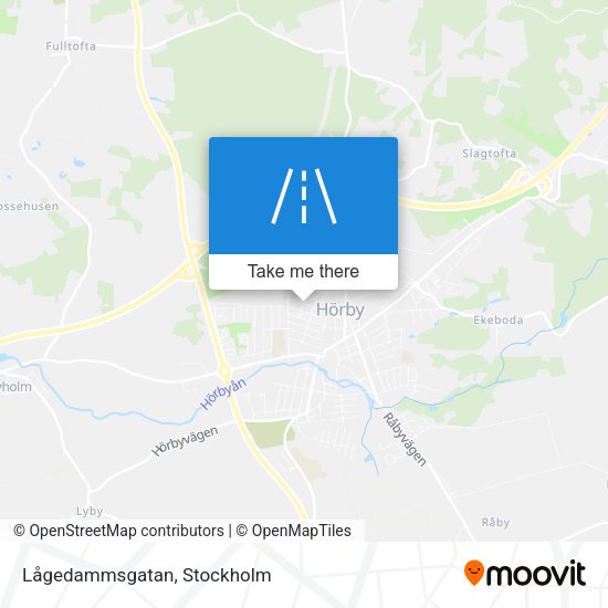 Lågedammsgatan map