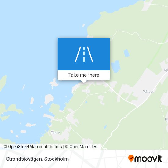 Strandsjövägen map
