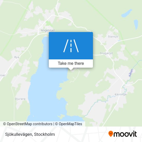 Sjökullevägen map