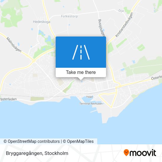 Bryggaregången map