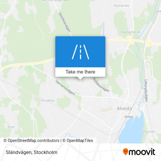 Sländvägen map