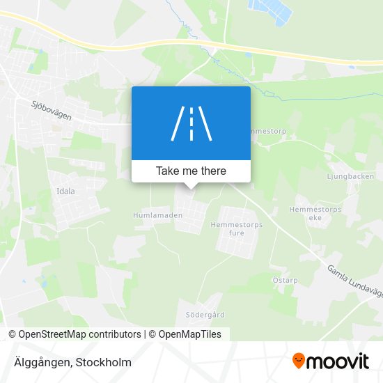 Älggången map