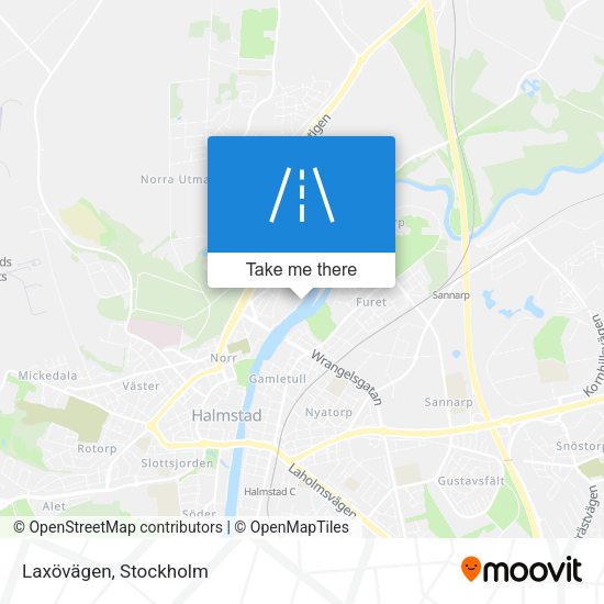 Laxövägen map