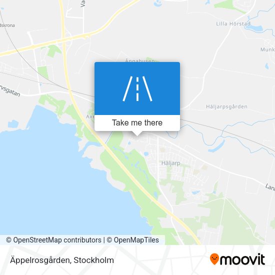 Äppelrosgården map