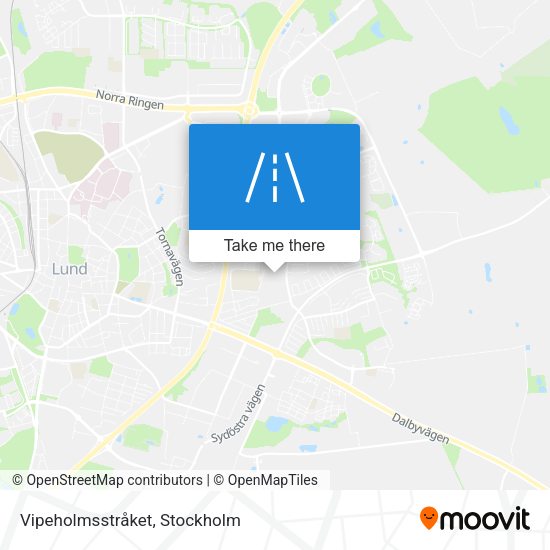 Vipeholmsstråket map