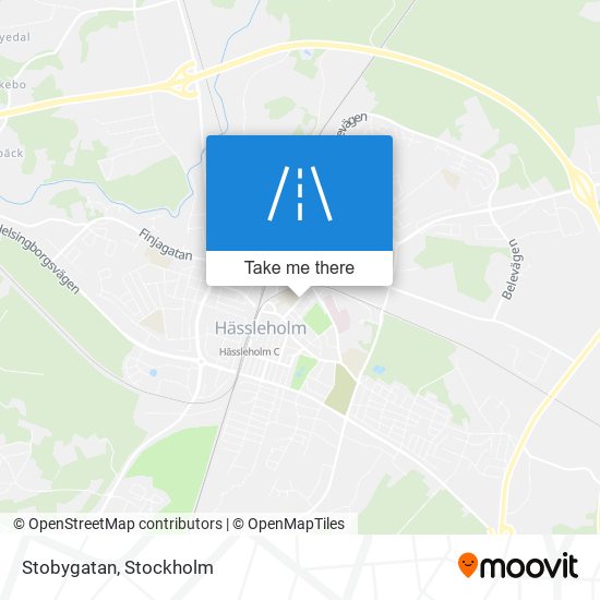 Stobygatan map