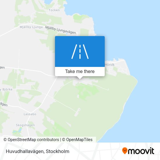 Huvudhallavägen map