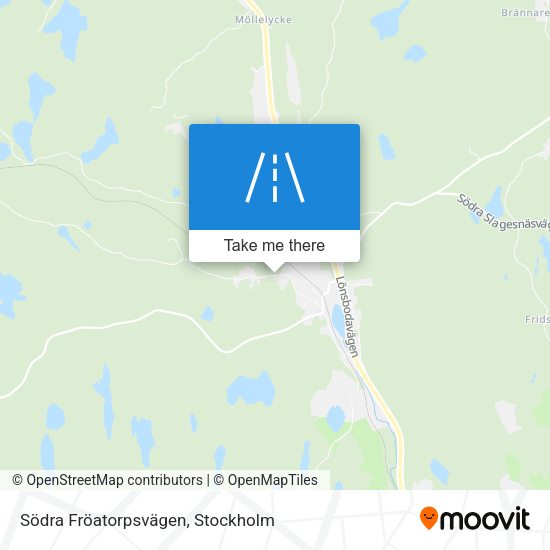 Södra Fröatorpsvägen map