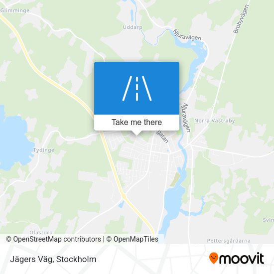 Jägers Väg map