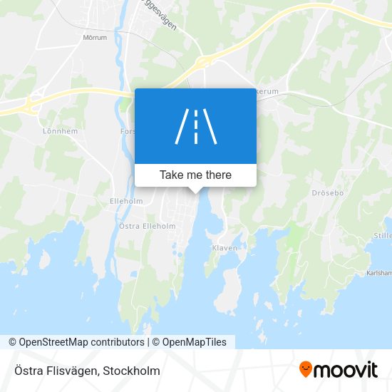 Östra Flisvägen map