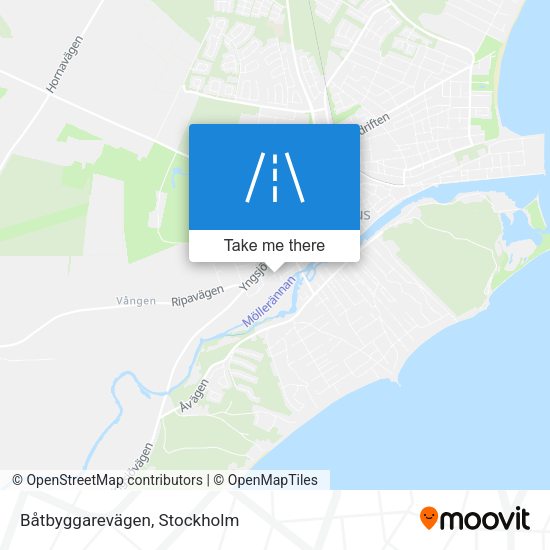 Båtbyggarevägen map