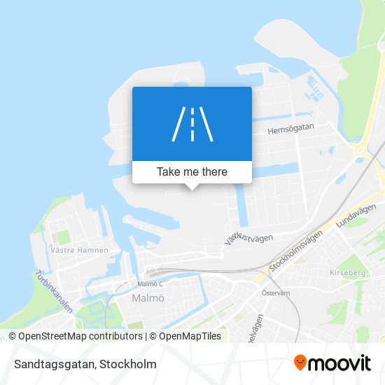 Sandtagsgatan map