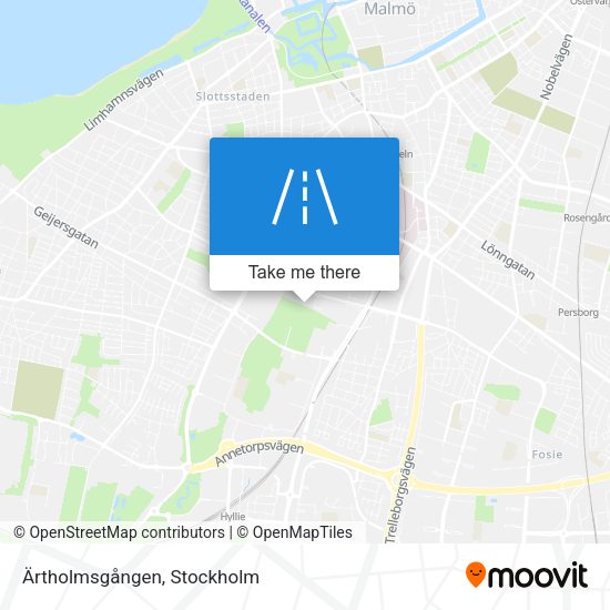 Ärtholmsgången map