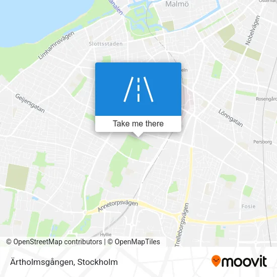 Ärtholmsgången map