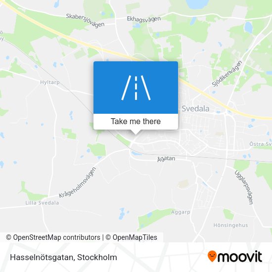 Hasselnötsgatan map