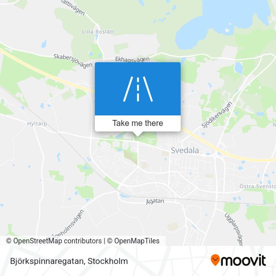 Björkspinnaregatan map
