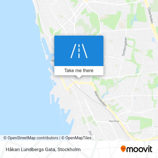 Håkan Lundbergs Gata map