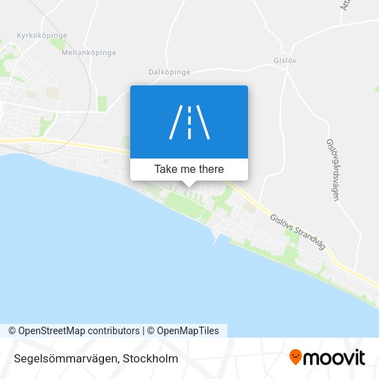 Segelsömmarvägen map