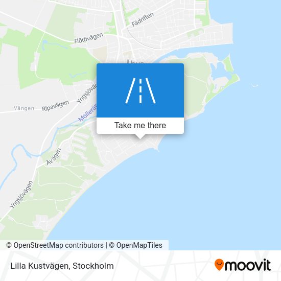Lilla Kustvägen map
