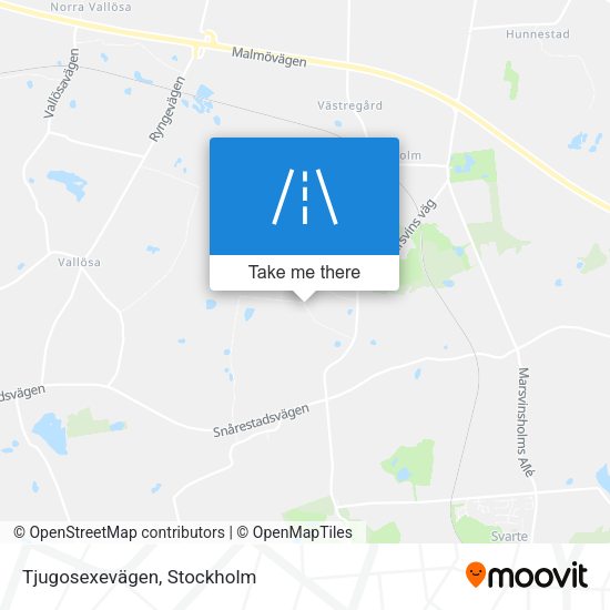 Tjugosexevägen map