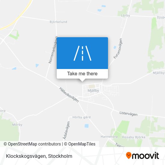 Klockskogsvägen map