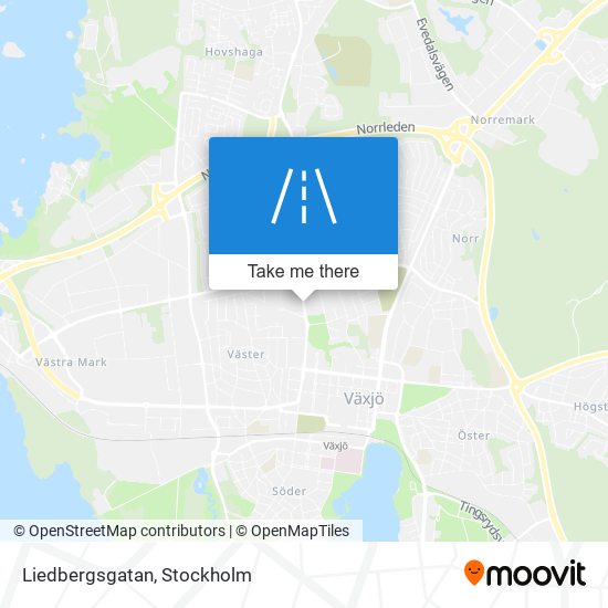 Liedbergsgatan map