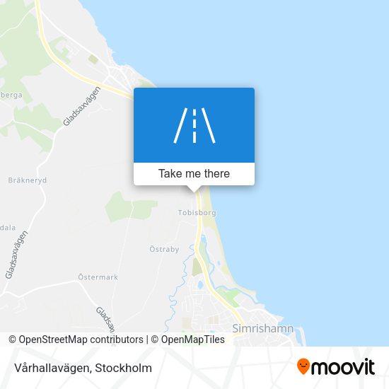 Vårhallavägen map