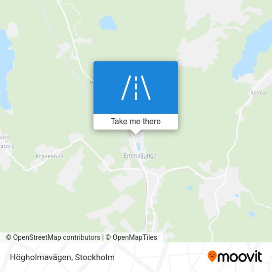 Högholmavägen map