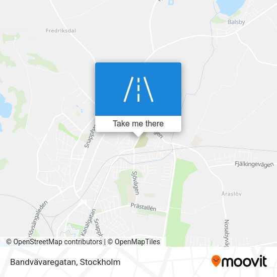 Bandvävaregatan map