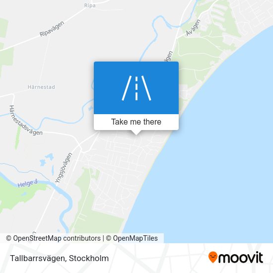 Tallbarrsvägen map
