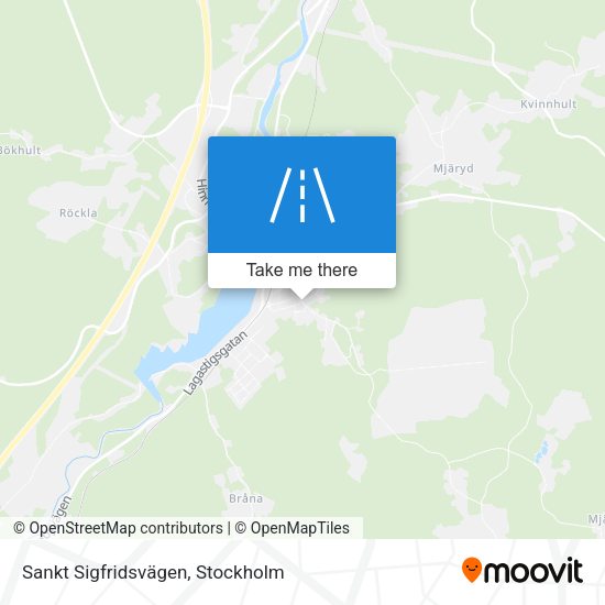 Sankt Sigfridsvägen map