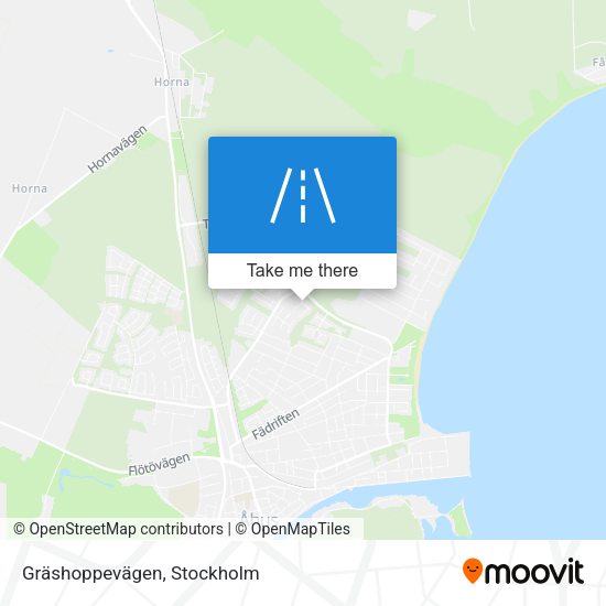 Gräshoppevägen map