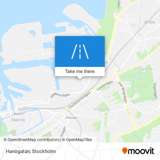 Hanögatan map