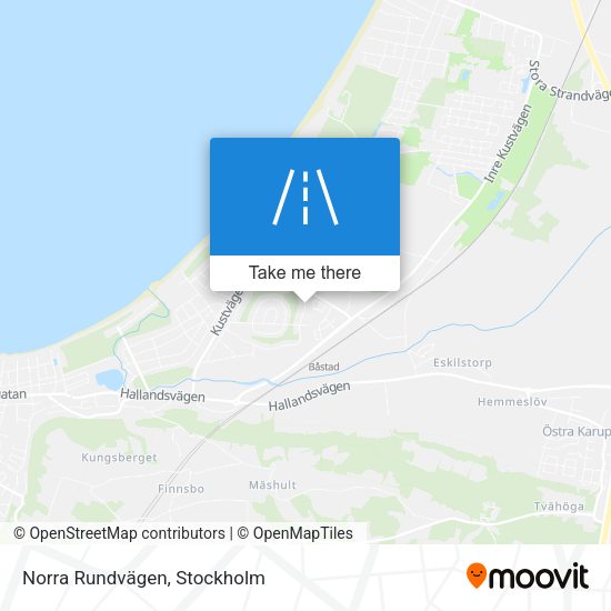 Norra Rundvägen map