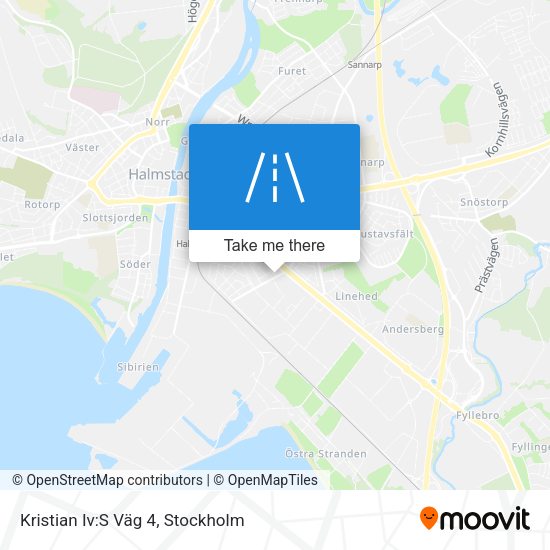 Kristian Iv:S Väg 4 map
