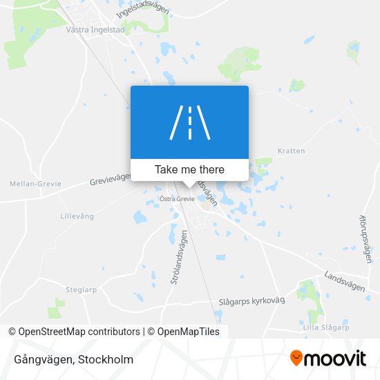Gångvägen map