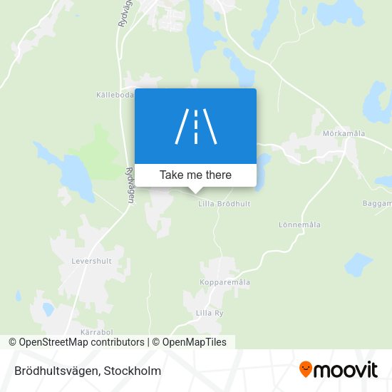Brödhultsvägen map