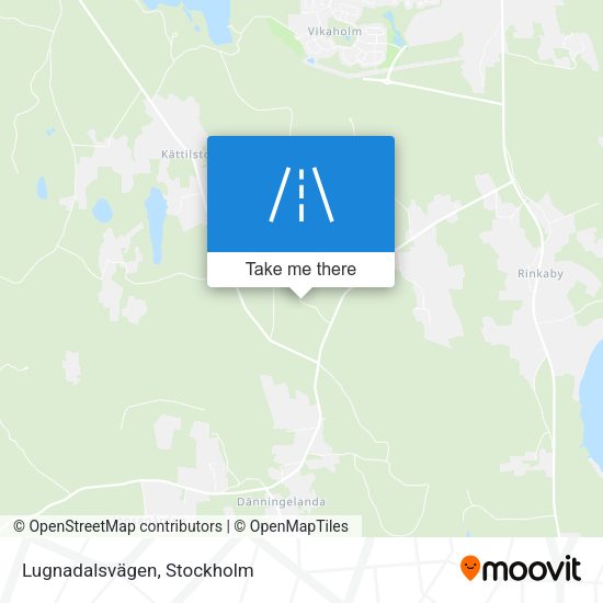Lugnadalsvägen map