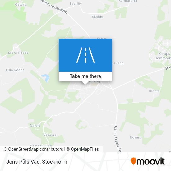 Jöns Påls Väg map