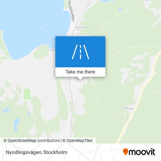 Nyodlingsvägen map