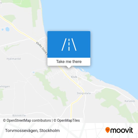 Torvmossevägen map
