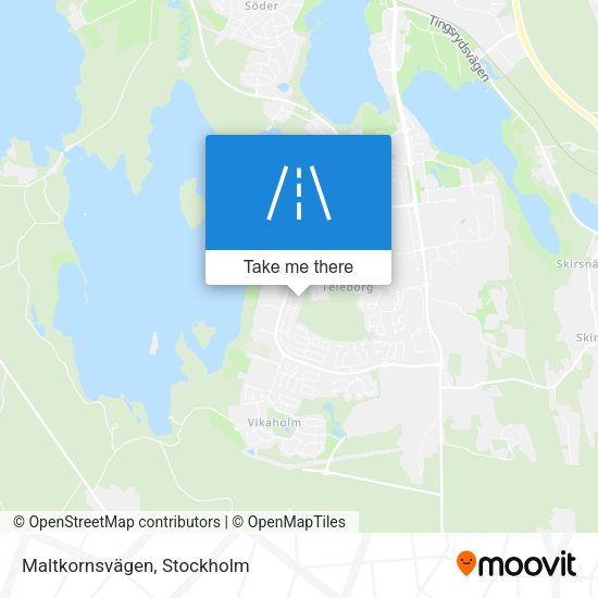 Maltkornsvägen map