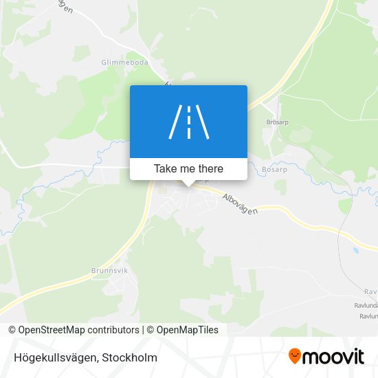 Högekullsvägen map