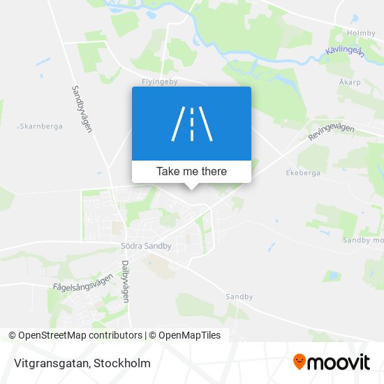 Vitgransgatan map