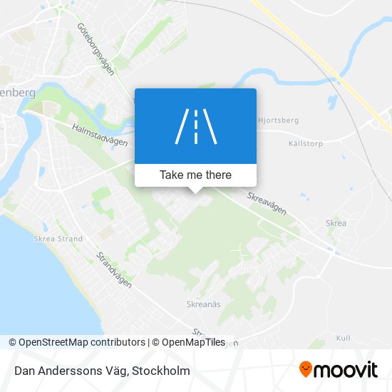 Dan Anderssons Väg map