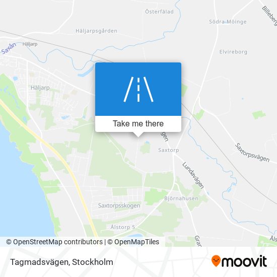 Tagmadsvägen map