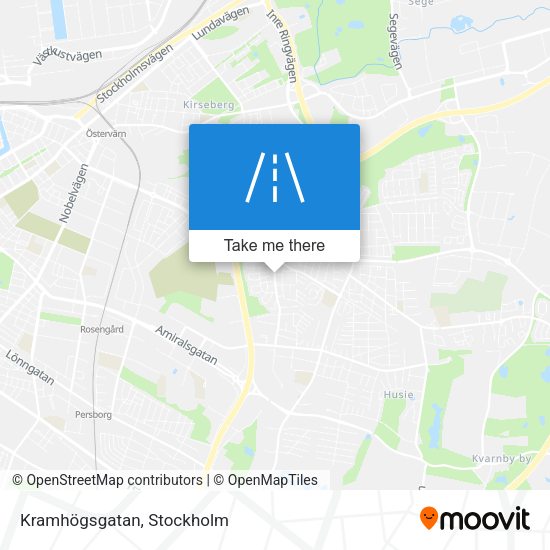 Kramhögsgatan map